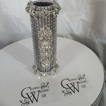 Load image into Gallery viewer, Bling Wedding Bouquet Handle: Rhinestone Crystal Diamonte Holder