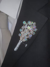 Load image into Gallery viewer, Luxury Silver Crystal Bridal Keepsake Bouquet – Handmade Beaded Wedding Bouquet -