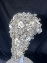 Load image into Gallery viewer, Diamante Brooch Bouquet: Crystal Rhinestone Wedding Cascade