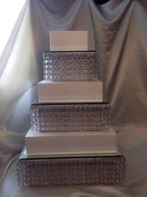 Load image into Gallery viewer, Crystal Effect Tiered Cake Stand with LED Lights