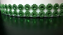 Load image into Gallery viewer, Diamante & flower design Cake Trim 1 metre by Crystal wedding uk