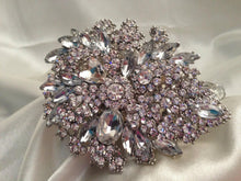 Load image into Gallery viewer, Large side tiara , Vintage inspired crystal band, Silver, Gold or Rose gold by Crystal wedding uk