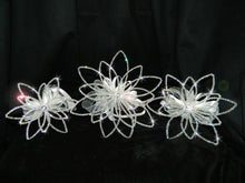 Load image into Gallery viewer, Crystal bouquet, Wedding bridal bouquet, Brides Lotus flower petal bouquet, bling boquet by Crystal wedding uk