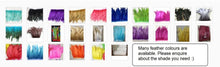Load image into Gallery viewer, Brides Feather bouquet, Great Gatsby wedding style -ANY COLOUR by Crystal wedding uk
