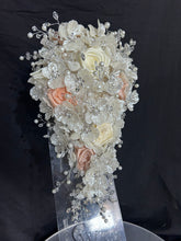 Load image into Gallery viewer, Luxury Ivory Rose Bridal Keepsake Bouquet – Handmade Heirloom Wedding Bouquet: