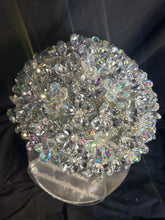 Load image into Gallery viewer, Crystal Flower Wedding Bouquet: Handmade Clear Glass petal Bridal Bouquet