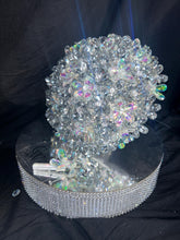 Load image into Gallery viewer, Crystal Flower Wedding Bouquet: Handmade Clear Glass petal Bridal Bouquet