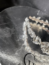 Load image into Gallery viewer, Crystal and Pearl tiara , side hair piece by Crystal wedding uk