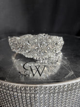Load image into Gallery viewer, Crystal and Pearl tiara , side hair piece by Crystal wedding uk
