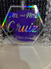 Load image into Gallery viewer, Cake Separator divider, Crystal droplet design by Crystal wedding uk