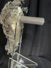 Load image into Gallery viewer, Personalised Bouquet stand holder for bridal bouquet cascade by Crystal wedding uk