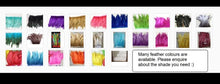 Load image into Gallery viewer, Gatsby Feather cake topper , Great Gatsby wedding style cake decoration -ANY COLOUR by Crystal wedding uk
