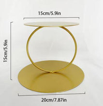 Load image into Gallery viewer, Circle Metal Cake Separator for Wedding & Event Display cake
