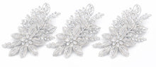 Load image into Gallery viewer, Crystal FLOWER Rhinestone Cake Brooch: Silver Wedding Cake Jewelry