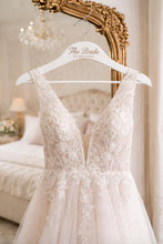Load image into Gallery viewer, Personalised Hangers/Engraved Hangers Bride & Bridesmaid/Wedding Gift/Personalized Bridal Dress Hanger/Wedding Hanger/ Wedding favors/Hanger