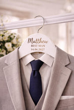 Load image into Gallery viewer, Personalised Hangers/Engraved Hangers Bride & Bridesmaid/Wedding Gift/Personalized Bridal Dress Hanger/Wedding Hanger/ Wedding favors/Hanger