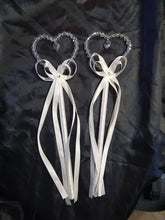 Load image into Gallery viewer, Crystal heart flower girl wand

