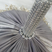 Load image into Gallery viewer, Diamante bouquet, lily &amp; brooch Jewel rhinestone crystal wedding bouquet Crystal Bridal Bouquet, rose cascade bouquet Crystal wedding uk

