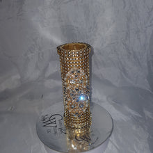 Load image into Gallery viewer, Bling rhinestone Wedding Bouquet Holder: Crystal Diamante jewel handle
