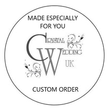 Load image into Gallery viewer, 10pc Cake flower HOLDER, heavy-duty acrylic design, Cake topper tool decoration by Crystal Wedding UK
