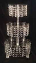 Load image into Gallery viewer, Crystal Cake Stand, 3 Tier WEDDING CAKE STAND by Crystal wedding uk
