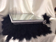 Load image into Gallery viewer, Feather cake stand, Great Gatsby, 1920&#39;s wedding. by Crystal wedding ukw

