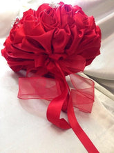 Load image into Gallery viewer, Crystal brooch wedding bouquet- by Crystal wedding uk
