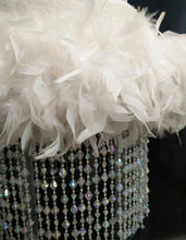 Load image into Gallery viewer, Feather cake swing suspended Swing cake platform by Crystal wedding uk
