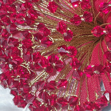 Load image into Gallery viewer, Crystal bouquet, Brides or bridesmaid wired crystal bead bouquet , Custom colours made to order by Crystal wedding uk
