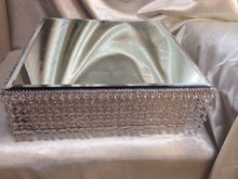 Load image into Gallery viewer, Crystal cake stand Crystal Rhinestone cake stand forwedding cake display REAL RHINESTONE by Crystal wedding uk
