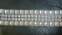 Load image into Gallery viewer, Pearl ribbon, ivory cake banding, cake ribbon, invitations embelishments, bead trim for crafts. by Crystal wedding uk
