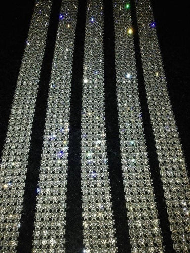 Real crystal rhinestone Diamante cake trim banding 1 YARD by Crystal wedding uk