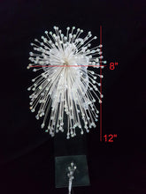 Load image into Gallery viewer, Crystal wire bouquet Wedding bridal flowers sparkle bling bouquet alternative wedding flowers unique by Crystal wedding uk
