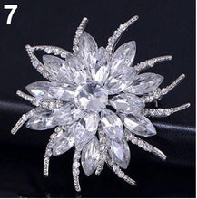 Load image into Gallery viewer, Cake brooch, crystal rhinestone cake decoration - by Crystal wedding uk
