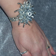 Load image into Gallery viewer, Vintage inspired crystal wrist corsage for Prom or wedding by Crystal wedding uk
