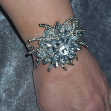 Load image into Gallery viewer, Vintage inspired crystal wrist corsage for Prom or wedding by Crystal wedding uk
