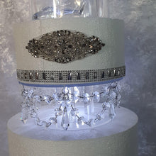 Load image into Gallery viewer, Crystal cake dividers , Set of 3pcs, 6"+ 8"+ 10" x 3" depth by Crystal wedding uk
