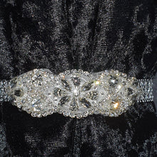 Load image into Gallery viewer, Crystal Tie Backs, Slim Curtains hold backs, magnetic holder by Crystal wedding uk

