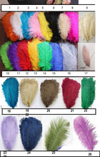 Load image into Gallery viewer, Feather Fan wedding bouquet, grey Ostrich feather bouquet or matching boutonniere by Crystal wedding uk
