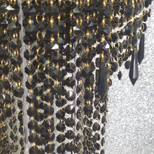 Load image into Gallery viewer, Black &amp; gold Crystal chandelier side table - tall console. Occasional table, Custom table furniture. by Crystal wedding uk
