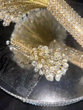 Load image into Gallery viewer, Crystal Wedding Bouquet Set: Silver, Gold, Rose-Gold Bling Jewel
