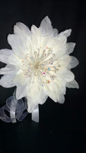 Load image into Gallery viewer, Crystal and Feather brides bouquet,
