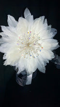 Load image into Gallery viewer, Crystal and Feather brides bouquet,
