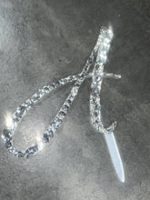 Load image into Gallery viewer, Crystal Initial Cake Topper - Handmade Glass letter A-Z Cake topper , Wedding Keepsake
