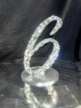 Load image into Gallery viewer, Crystal Table numbers,wedding Table Numbers,Rhinestone number Special event table number Rhinestone wedding decoration by Crystal wedding uk
