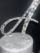 Load image into Gallery viewer, Crystal Initial Cake Topper, Personalized Wedding Monogram, Luxury Rhinestone Letter Topper, Bridal Keepsake Cake Decoration

