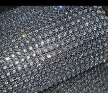 Load image into Gallery viewer, Real crystal rhinestone Diamante cake trim banding 1 YARD by Crystal wedding uk
