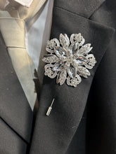 Load image into Gallery viewer, Vintage inspired crystal flower wrist corsage by Crystal wedding uk
