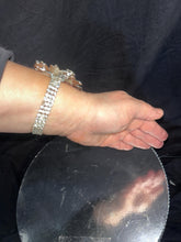 Load image into Gallery viewer, Vintage inspired crystal flower wrist corsage by Crystal wedding uk
