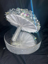 Load image into Gallery viewer, Crystal bouquet, crystal flowers, Brides wedding bouquet by Crystal wedding uk
